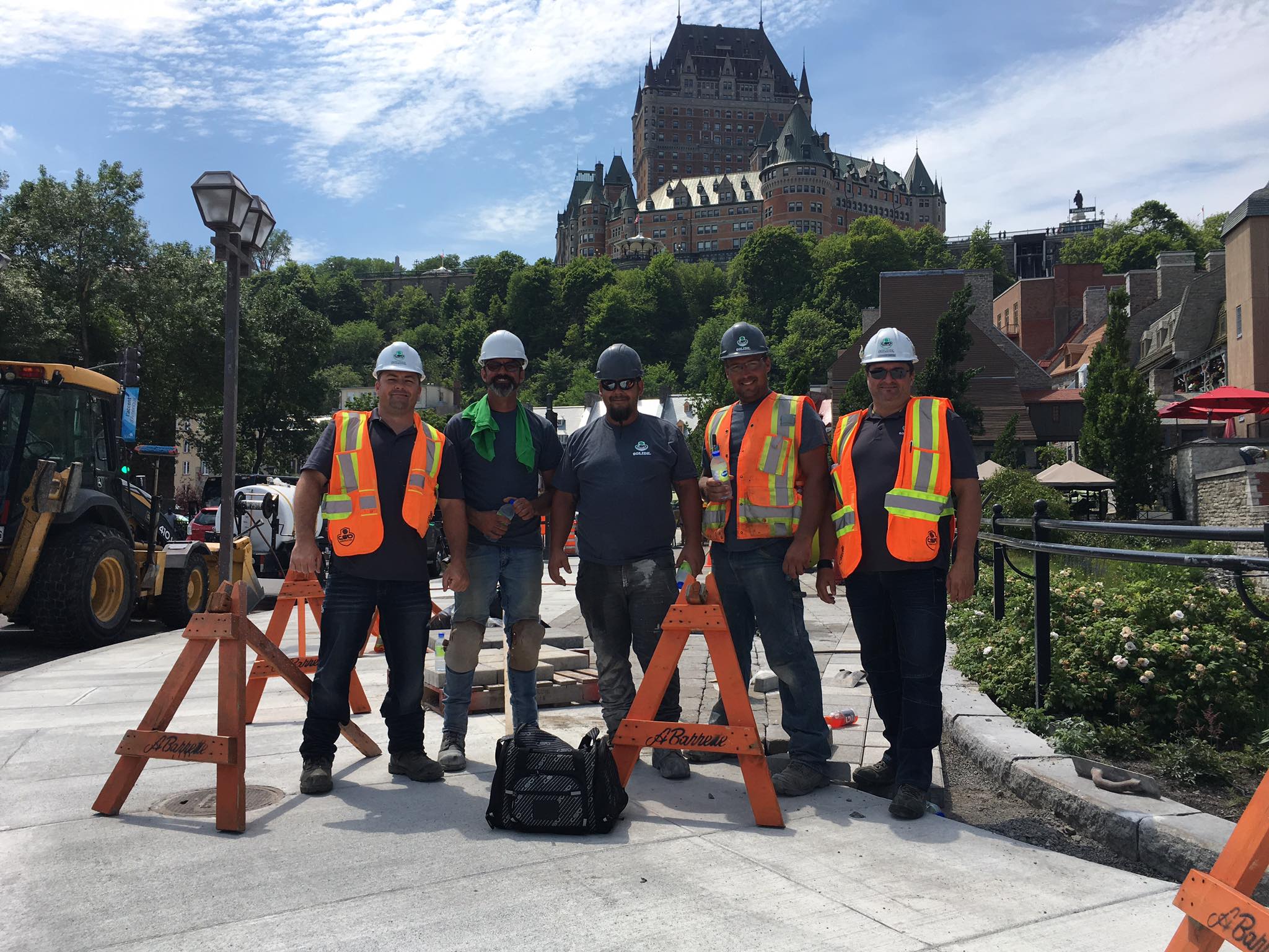 Membres de la CSD Construction à Québec