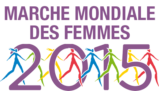 Visuel pour la Marche mondiale des femmes 2015