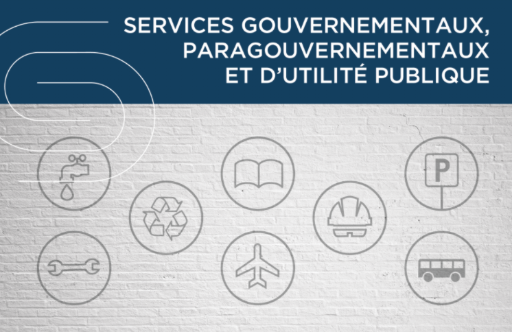 Services gouvernementaux, paragouvernementaux et d'utilite publique, un secteur de la CSD